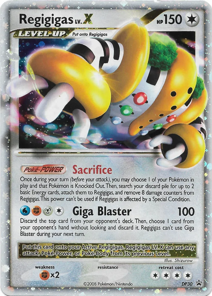 Carte Regigigas LV.X — DP Black Star Promos