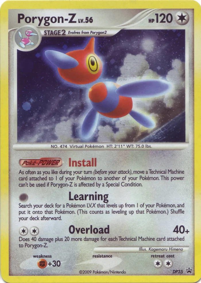 Carte Porygon-Z — DP Black Star Promos