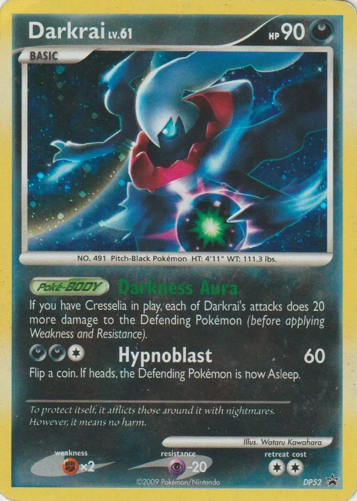 Carte Darkrai — DP Black Star Promos