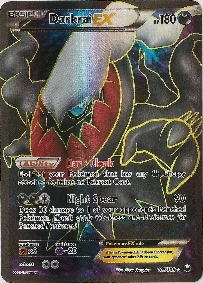 Carte Darkrai EX — Dark Explorers