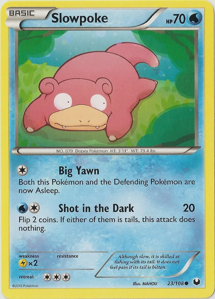 Carte Slowpoke — Dark Explorers