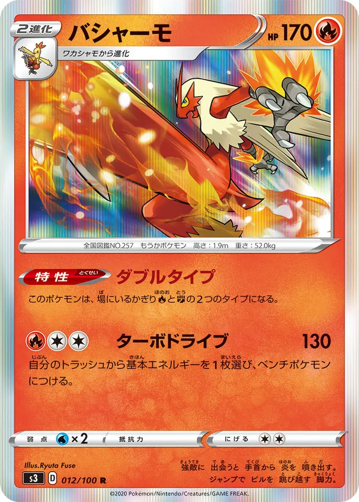 Carte Blaziken — Darkness Ablaze