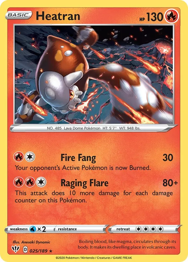 Carte Heatran — Darkness Ablaze