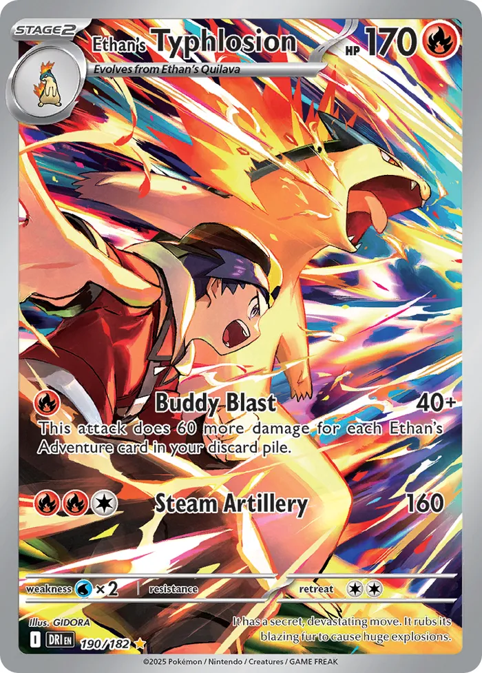 Carte Typhlosion de Luth — Destined Rivals Additionals