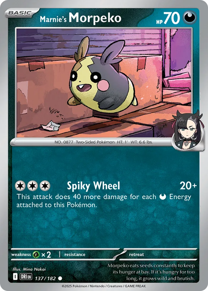 Carte Morpeko de Rosemary — Destined Rivals