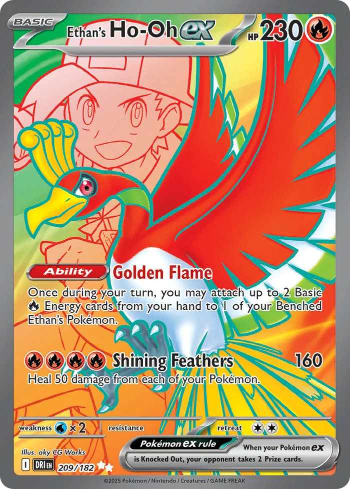 Carte Ho-Oh ex de Luth — Destined Rivals