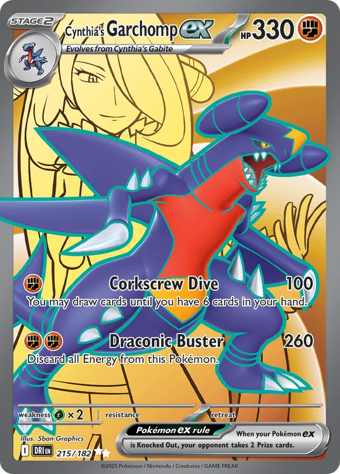 Carte Carchacrok ex de Cynthia — Destined Rivals