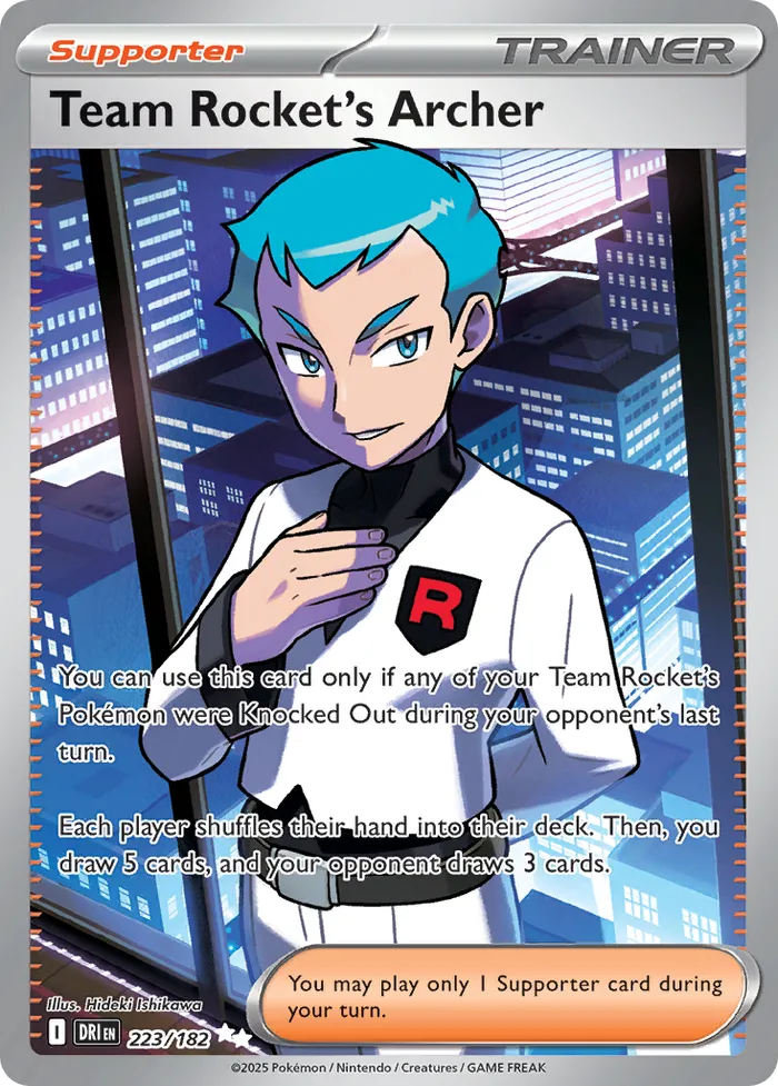 Carte Amos de la Team Rocket — Destined Rivals