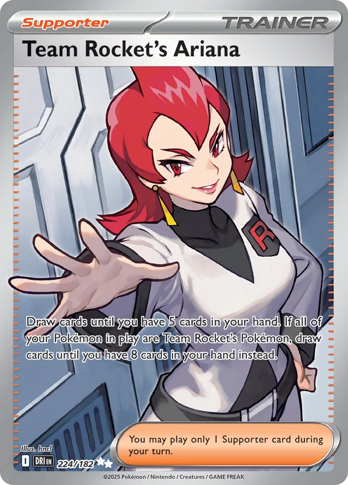 Carte Ariane de la Team Rocket — Destined Rivals