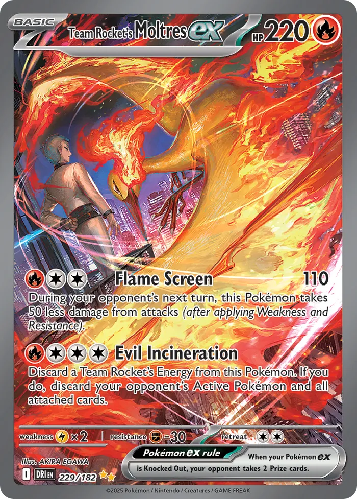 Carte Sulfura ex de la Team Rocket — Destined Rivals
