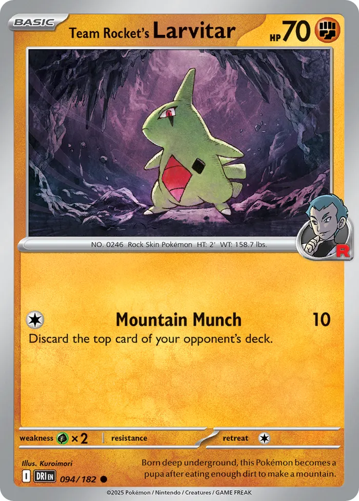 Carte Embrylex de la Team Rocket — Destined Rivals