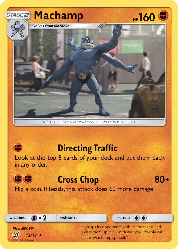 Carte Machamp — Detective Pikachu