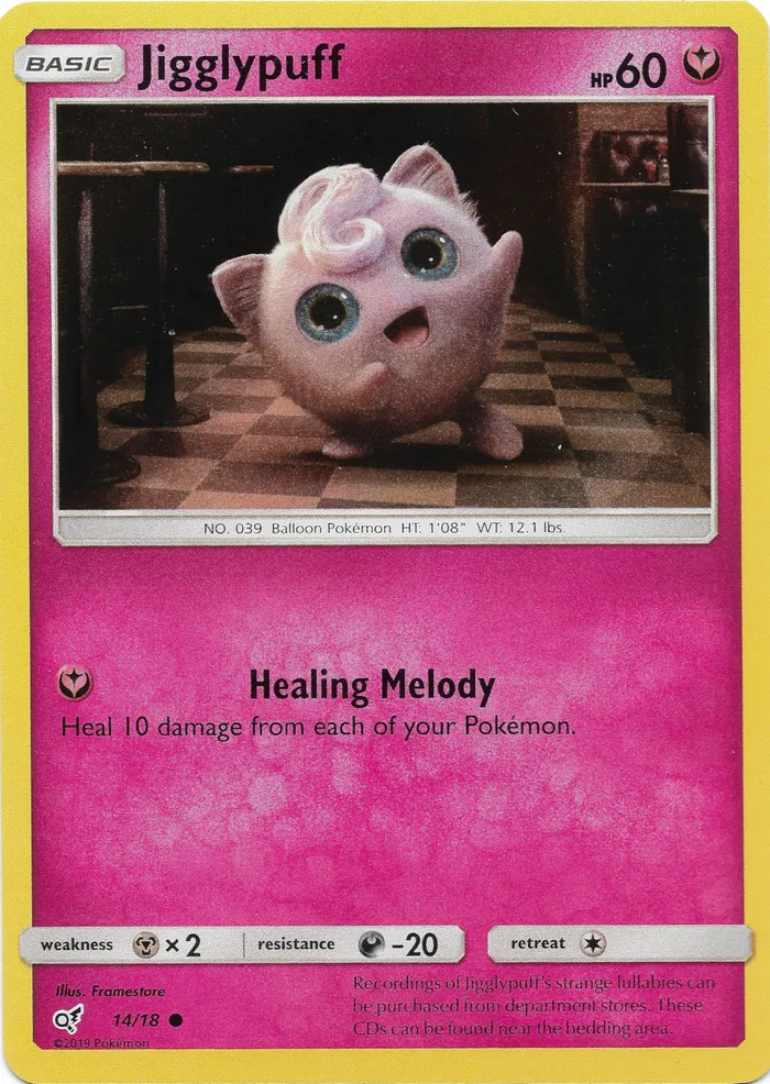 Carte Jigglypuff — Detective Pikachu