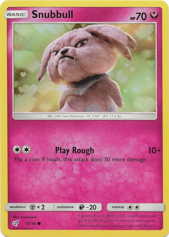 Carte Snubbull — Detective Pikachu