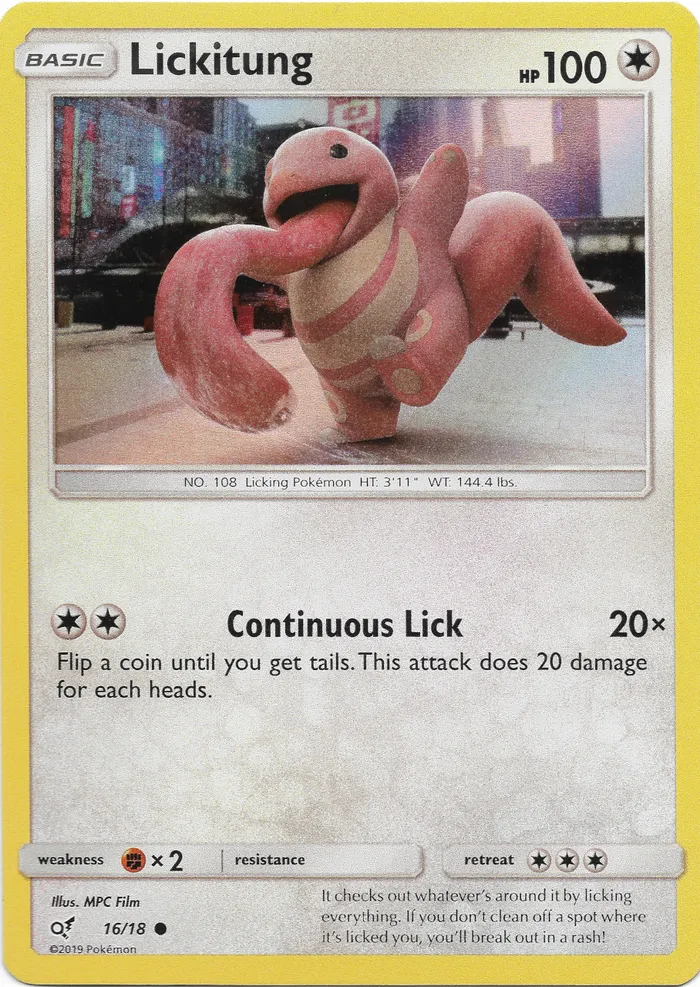 Carte Lickitung — Detective Pikachu
