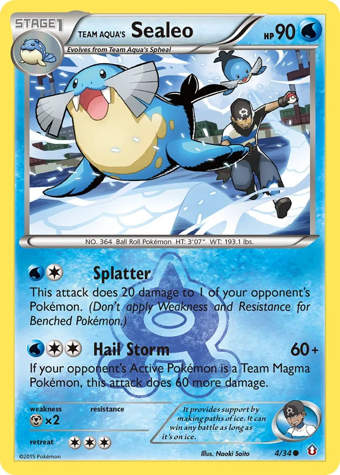 Carte Phogleur de Team Aqua — Double Crisis