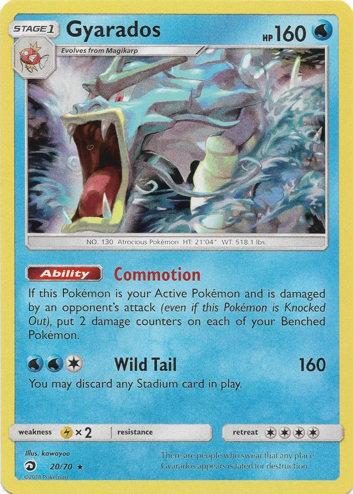 Carte Gyarados — Dragon Majesty