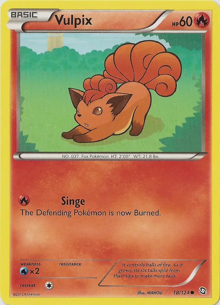 Carte Vulpix — Dragons Exalted