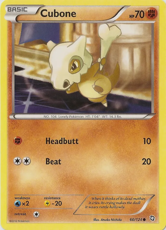 Carte Cubone — Dragons Exalted