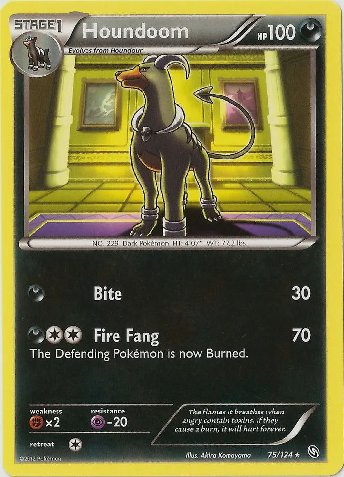 Carte Houndoom — Dragons Exalted
