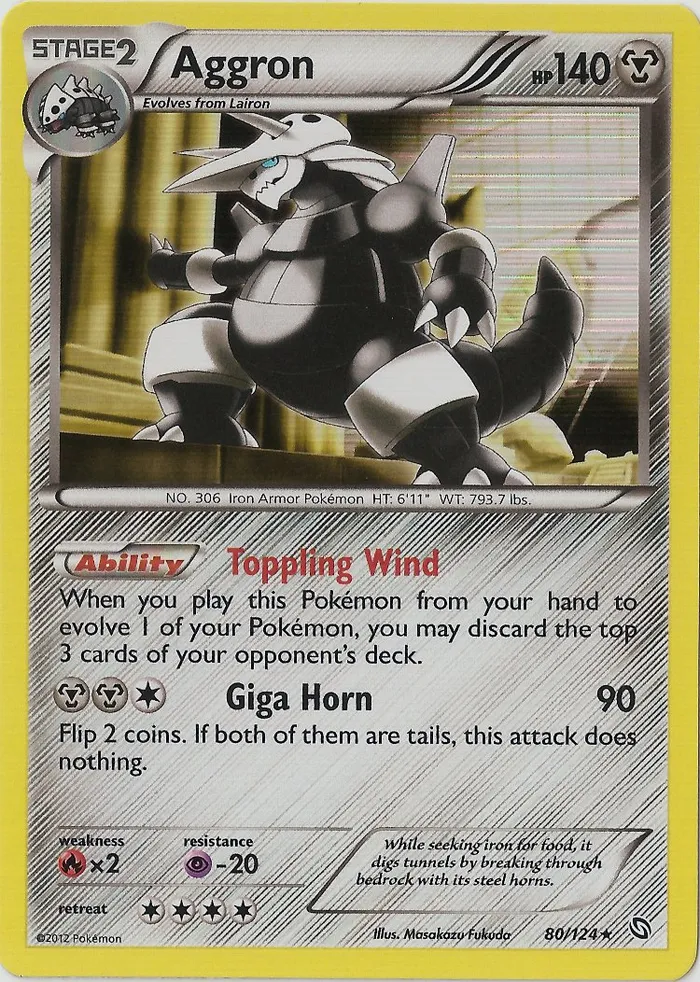 Carte Aggron — Dragons Exalted