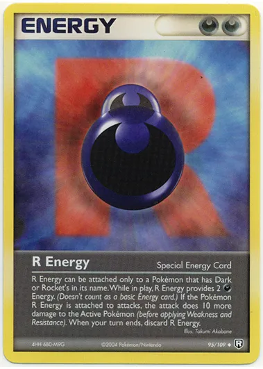 Carte Énergie R — EX Team Rocket Returns