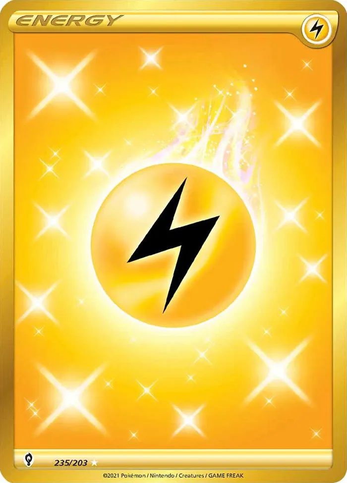 Carte Basic Lightning Energy — Evolving Skies
