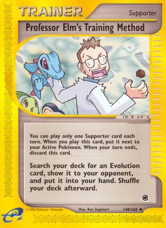 Carte Méthode d'entraînement du Prof. Orme — Expedition Base Set