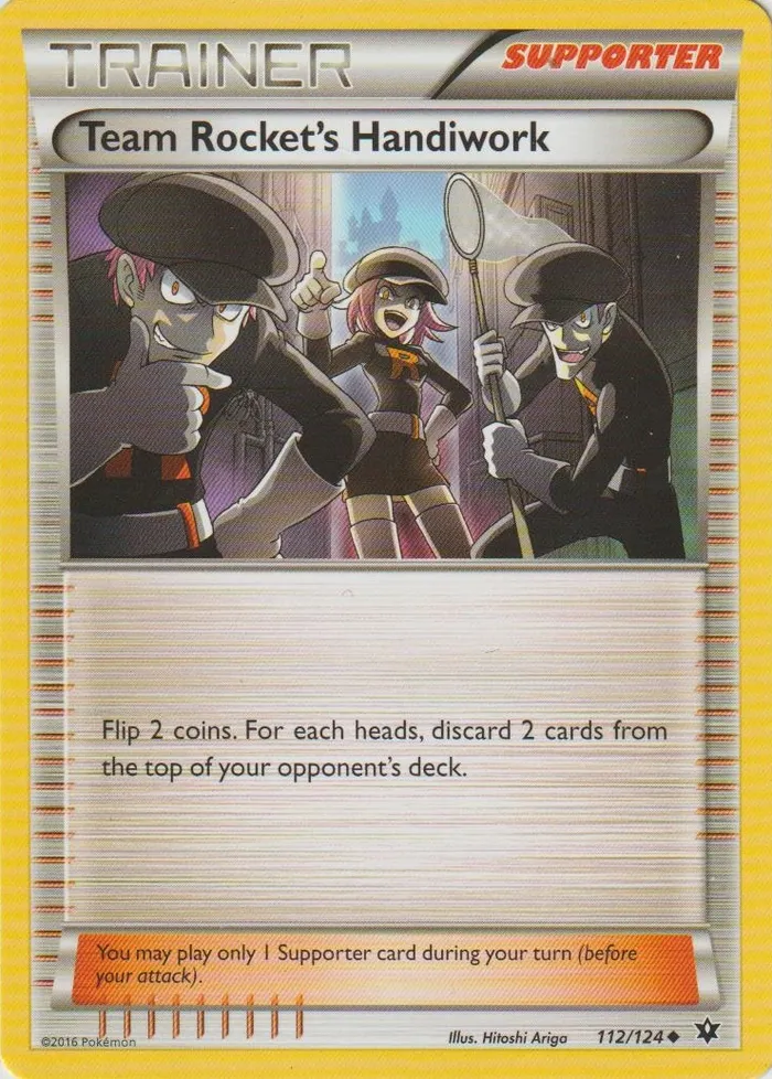 Carte Méfaits de la Team Rocket — Fates Collide