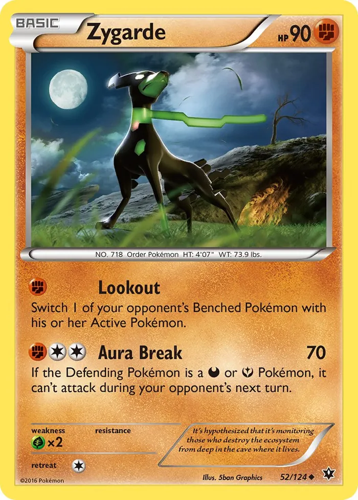 Carte Zygarde — Fates Collide