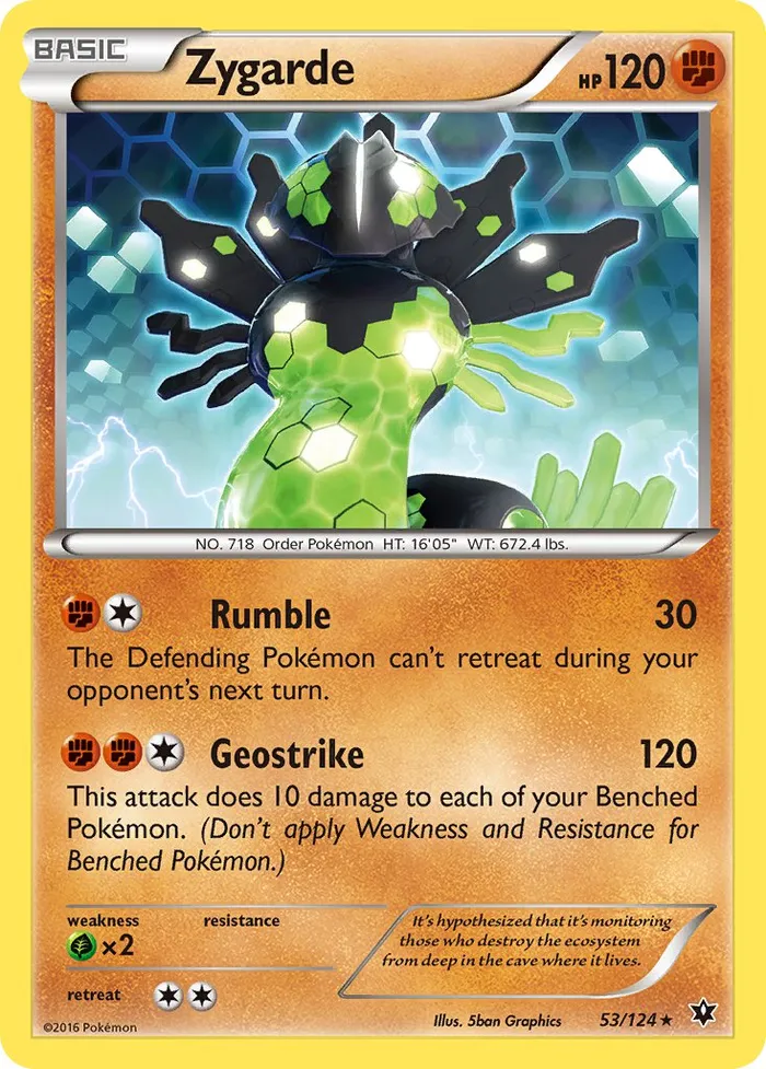 Carte Zygarde — Fates Collide