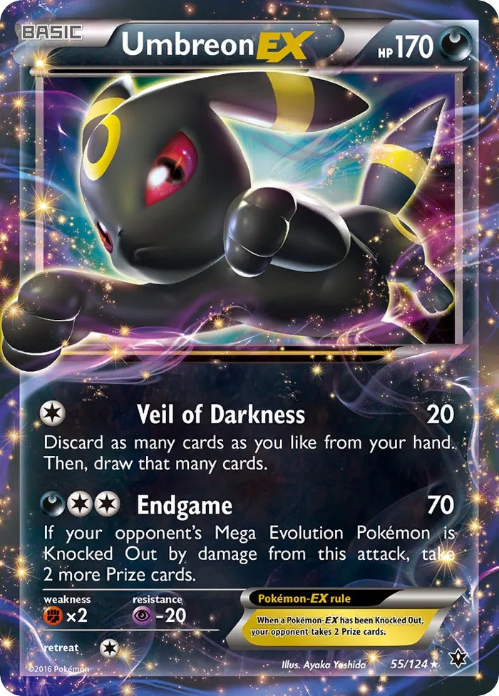 Carte Umbreon EX — Fates Collide