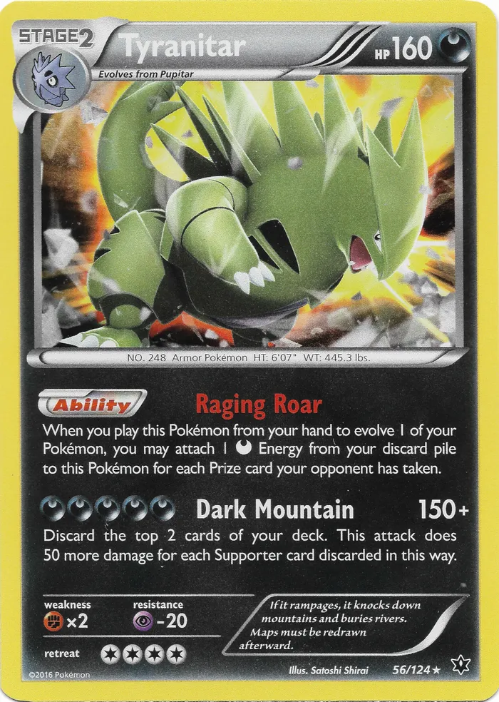 Carte Tyranitar — Fates Collide