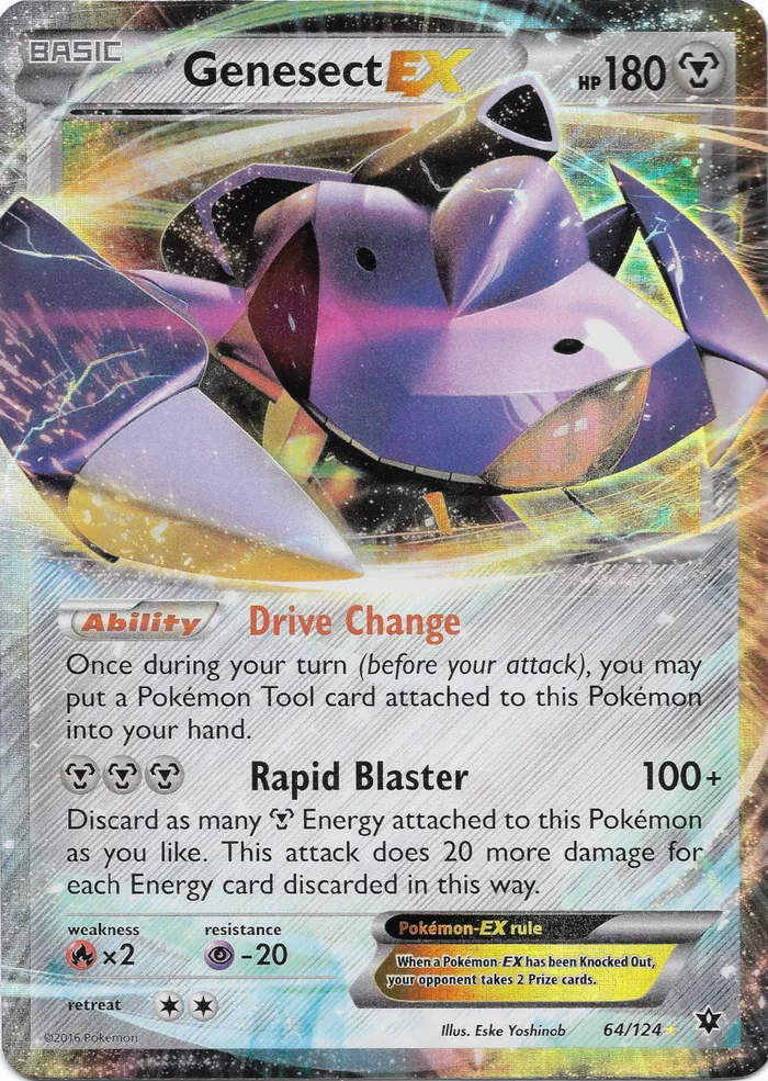 Carte Genesect EX — Fates Collide