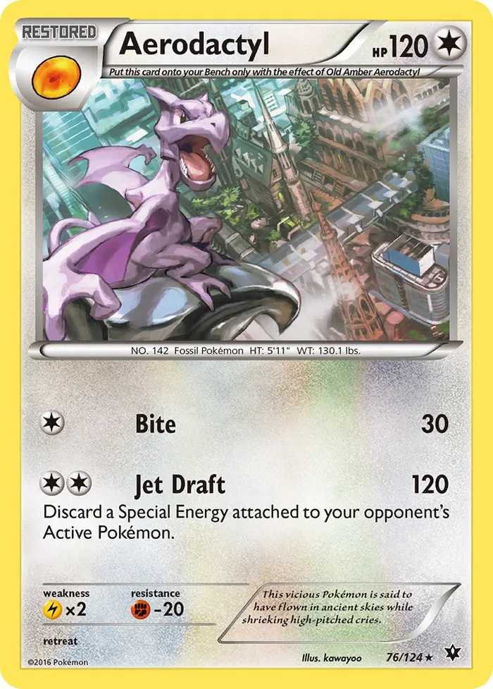 Carte Aerodactyl — Fates Collide