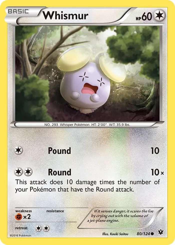 Carte Whismur — Fates Collide