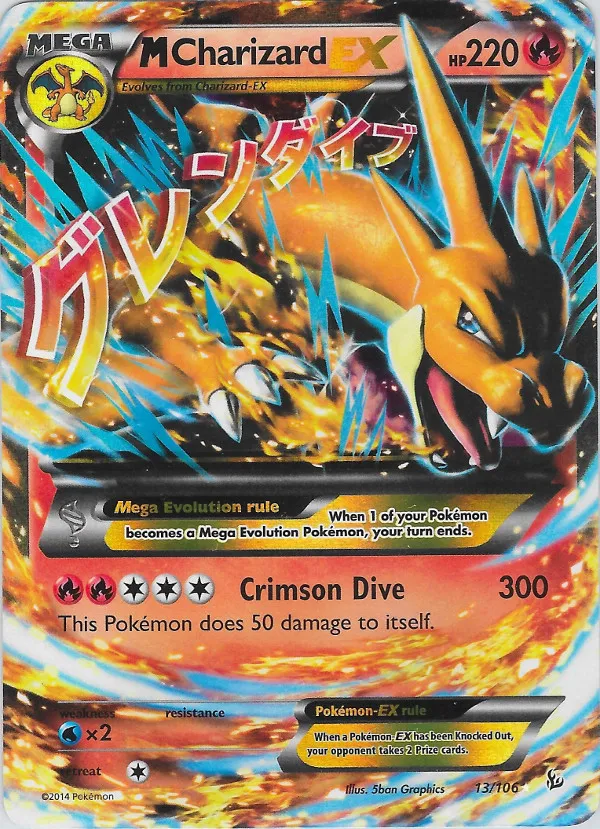 Carte M Charizard-EX — Flashfire