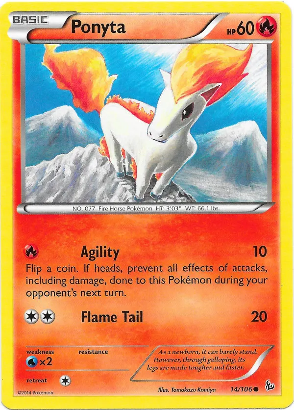 Carte Ponyta — Flashfire