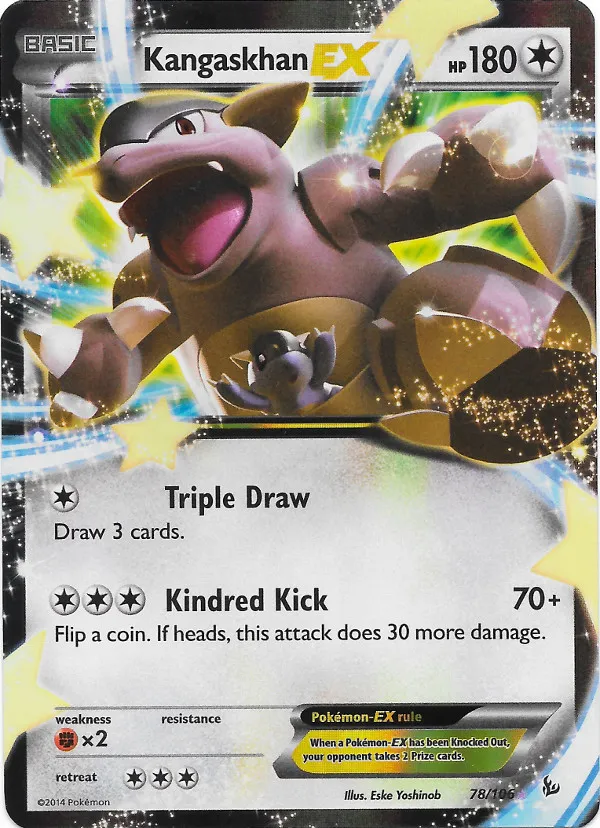 Carte Kangaskhan-EX — Flashfire