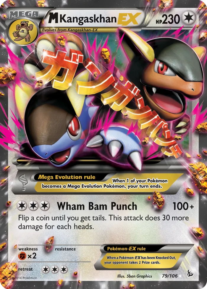 Carte M Kangaskhan-EX — Flashfire