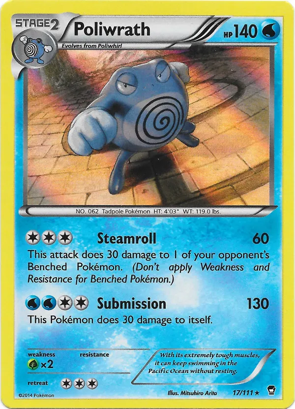Carte Poliwrath — Furious Fists