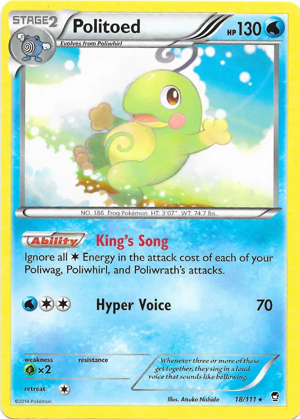 Carte Politoed — Furious Fists