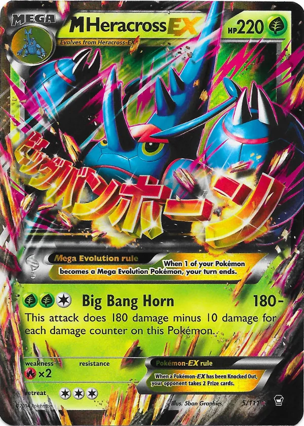 Carte MHeracross EX — Furious Fists