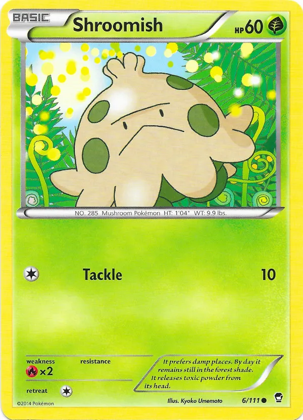 Carte Shroomish — Furious Fists