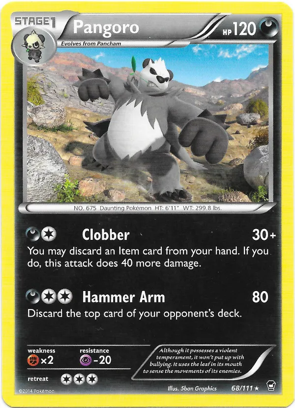 Carte Pandarbare — Furious Fists