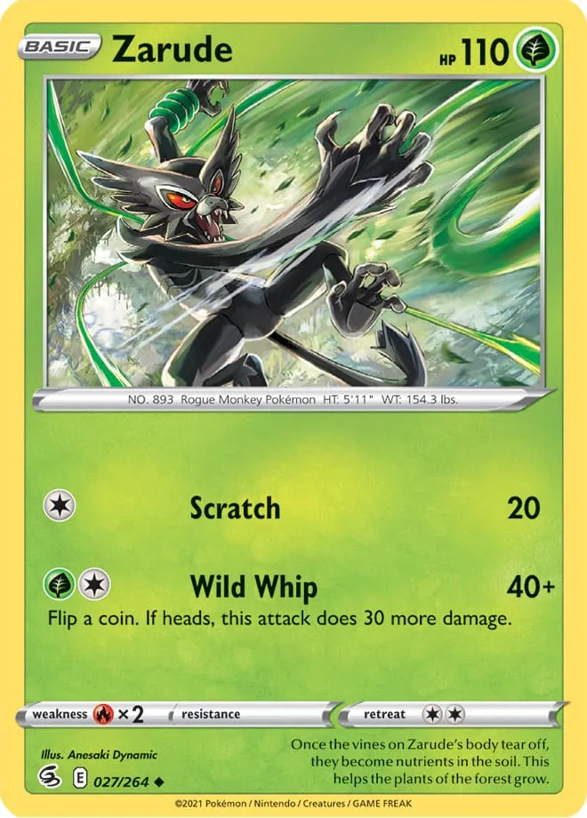 Carte Zarude — Fusion Strike