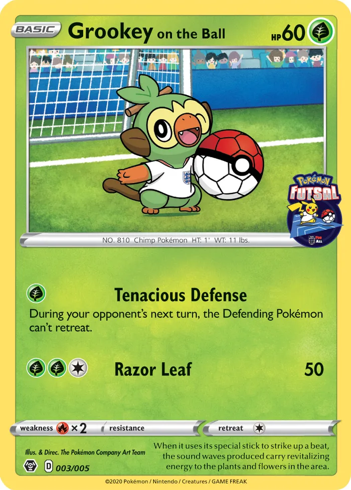 Carte Grookey on the Ball — Futsal Promos
