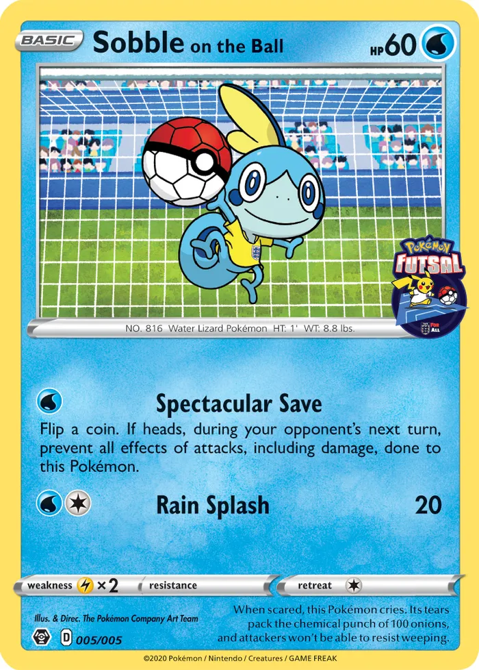 Carte Sobble on the Ball — Futsal Promos