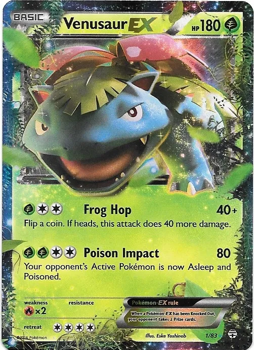 Carte Venusaur-EX — Generations