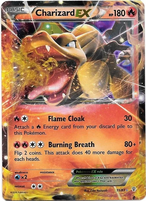 Carte Charizard-EX — Generations